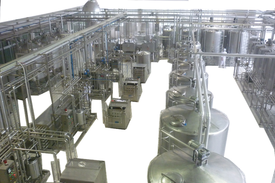 Instalação de transformação de laticínios de aço inoxidável de 3000L/h para leite, iogurte, queijo, manteiga e sorvete