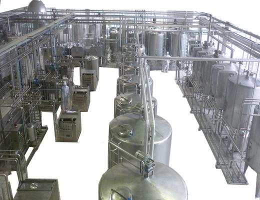 Instalação de transformação de laticínios de aço inoxidável de 3000L/h para leite, iogurte, queijo, manteiga e sorvete