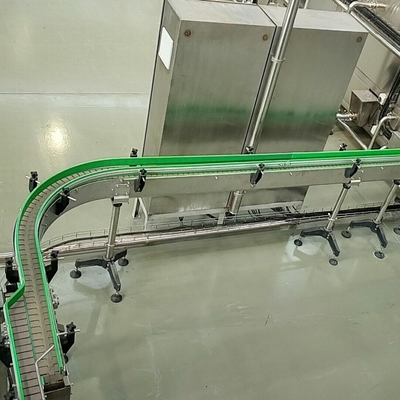 Conveyor de correia personalizado para linha de produção de água em planta de processamento de suco projetado