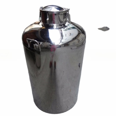 Latas de leite de aço inoxidável de 15 kg com longa vida útil e construção pesada
