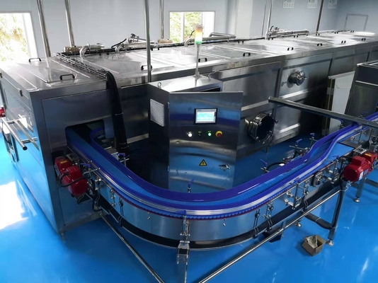 Conveyor de correia personalizado para linha de produção de água em planta de processamento de suco projetado