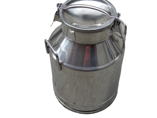 Latas de leite de aço inoxidável de 15 kg com longa vida útil e construção pesada