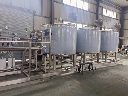 Instalação CIP de elevada eficácia para máquinas de processamento de leite