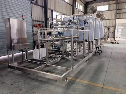 Instalação CIP de elevada eficácia para máquinas de processamento de leite