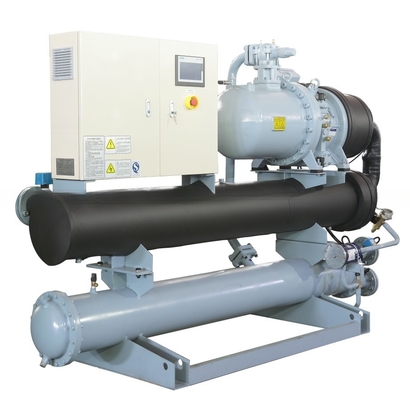Chiller de água industrial de tipo parafuso de 65KW essencial para a produção de leite pasteurizado