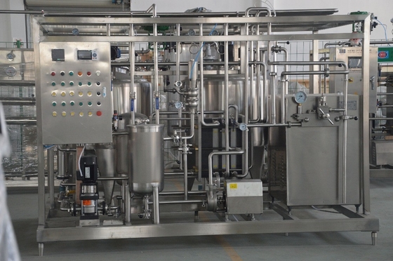380V/440V Voltagem Projeto chave em mão de produtos alimentícios e bebidas Linha de produção de sorvete para 200L/H
