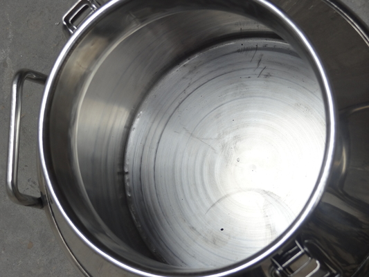 Alimentos sanitários 8 kg Capacidade lata de leite de aço inoxidável com espelho polido exterior