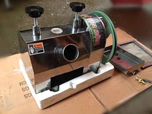 Máquina de extração de sumo de cana de açúcar de entrada redonda/quadrada de tensão manual da fábrica de fabricação
