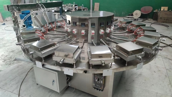 Máquina de fabricação de cone de sorvete Semi Auto 80L para equipamento de linha de produção de padaria