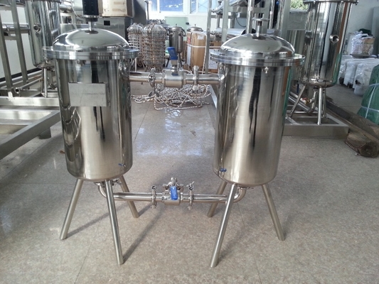 Fabricação de plantas Alimentos Sanitários Filtros de leite de aço inoxidável Filtros duplex