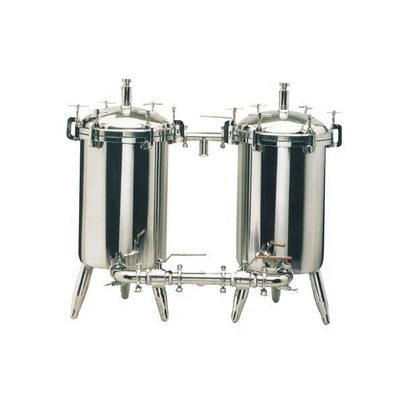 Filtro de leite pasteurizado duplex de aço inoxidável para serviços de manutenção e reparação em campo