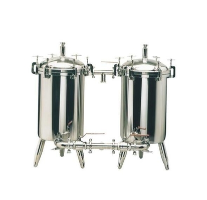 Filtro de leite pasteurizado duplex de aço inoxidável para serviços de manutenção e reparação em campo