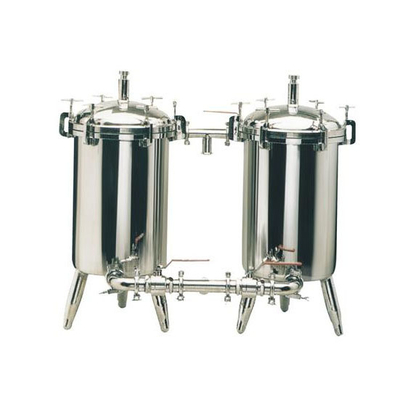 Filtro de leite pasteurizado duplex de aço inoxidável para serviços de manutenção e reparação em campo