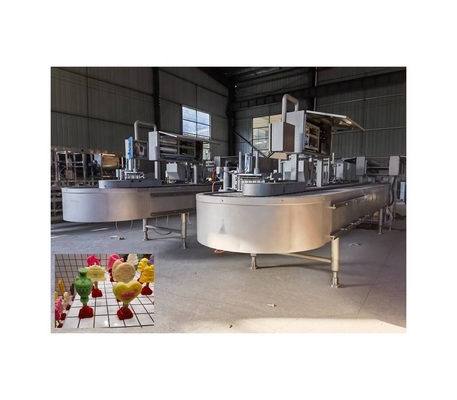 Máquina avançada de fabricação de barras de sorvete de chocolate de 8000 kg para produção de gelados