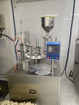 Máquina de vedação de enchimento de copos de sorvete