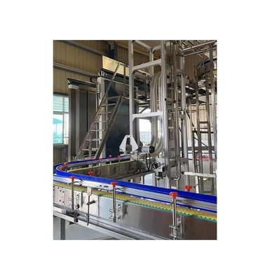 Linha de enchimento de cerveja, uísque e vinho totalmente automática de 17200 kg, com capacidade