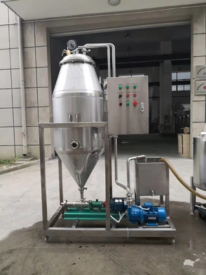 Desaerador de vácuo de leite de soja totalmente automático de 1000 kg/h A sua solução para a remoção de odores