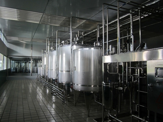 2000-60000kg Baseada em linha de produção de leite de amêndoa totalmente automática para fábricas ocupadas