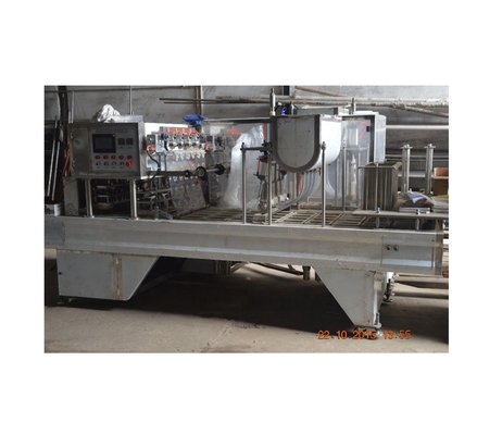 4000 xícaras Velocidade de embalagem Milk Yogurt Cup Filling Sealing Machine a 0.8MPa pressão atmosférica