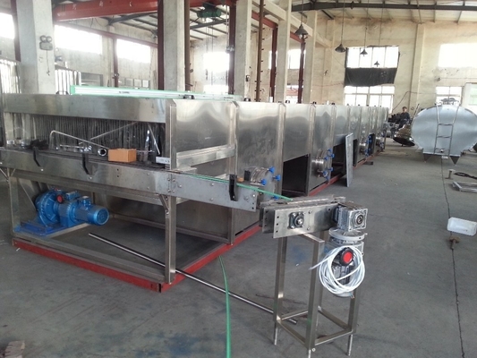 Dependência da máquina Capacidade Industrial frutas fritas frasco frigorífico túnel máquina de pasteurização