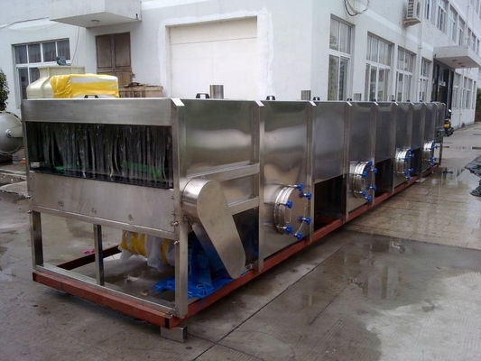 Dependência da máquina Capacidade Industrial frutas fritas frasco frigorífico túnel máquina de pasteurização