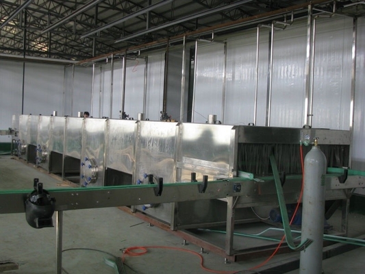 Dependência da máquina Capacidade Industrial frutas fritas frasco frigorífico túnel máquina de pasteurização