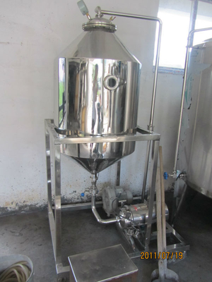 Desaerador a vácuo de leite de cabra fresco de 1000 l/h de volume para processamento profissional de leite