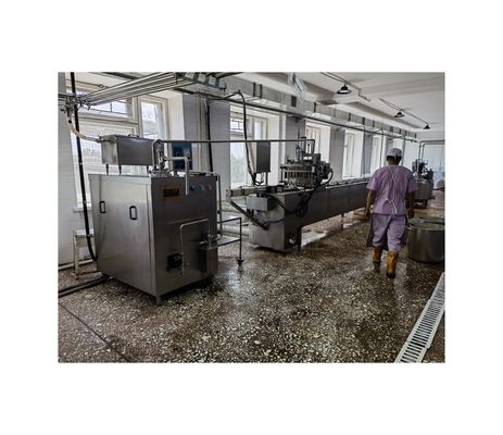 Máquina automática de fabricação de sorvete para solução de fábrica de produção personalizável