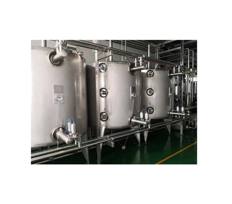 Linha de produção personalizada de bebidas de mirtilo, purê de frutas e geleia de frutas de 3000L/H