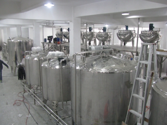 Linha de produção personalizada de bebidas de mirtilo, purê de frutas e geleia de frutas de 3000L/H