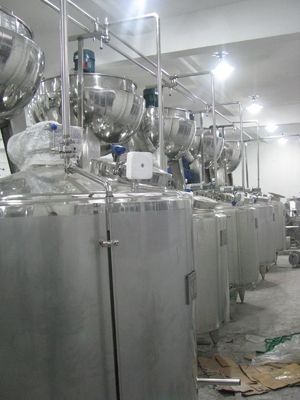4000 garrafas por hora Linha de produção de alimentos para bebês com material de aço inoxidável 304/316