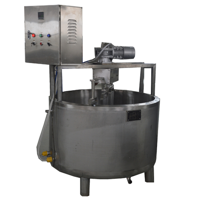 200KG-2000KG Capacidade Queso de aço inoxidável Pasteurizar IVA para bebidas alimentares