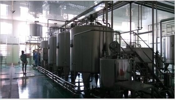 Equipamento automático completo de leite de leite de 1000L/H para os mercados nacionais