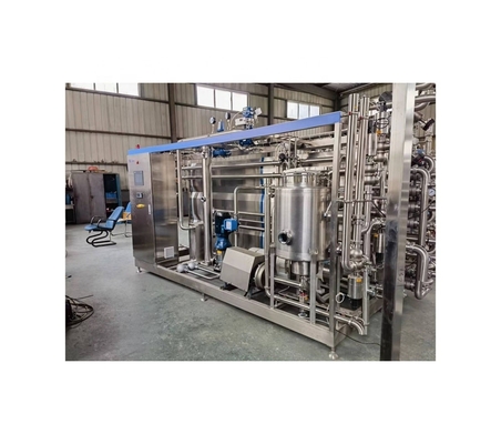 Voltagem 380V/440V Tubo de controlo PLC Pasteurizador para linha de processamento de leite