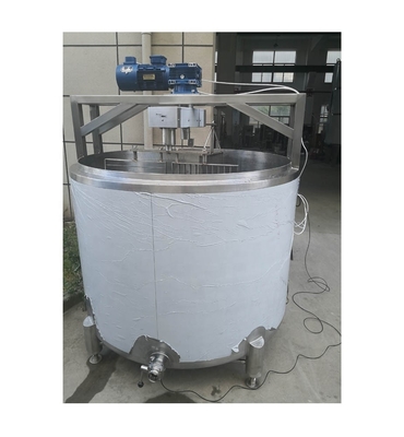 Equipamento de fabricação de queijo controlado por PLC para produção e venda de queijo com capacidade de 100-20000L