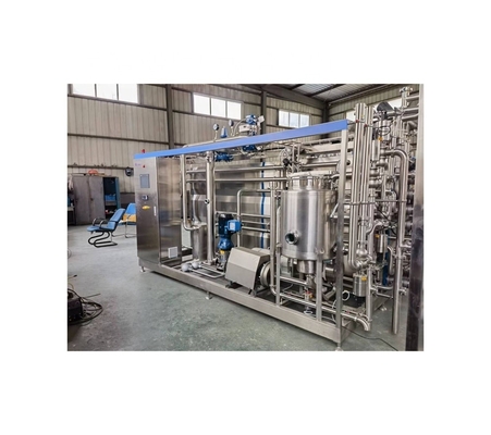 Esterilizador de tubo UHT de novo desenho para pasteurização de leite e suco
