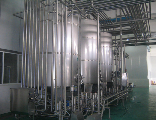 2000-60000kg Baseado no conjunto completo de 1000L da planta de processamento de laticínios para função de bebidas alimentares