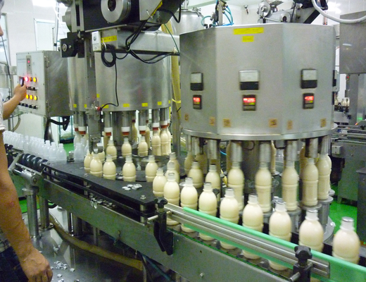 Linha industrial de produção de leite de soja de 2000L/H com capacidade variável e tamanho padrão