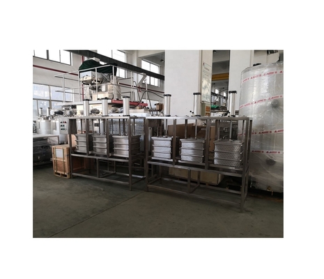 Máquina de prensagem de queijo de 800 kg para produção de queijo mozarella