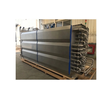 Esterilizador de bebidas Uht tubular asséptico de 10 kW para pasteurização de concentrados de suco de frutas
