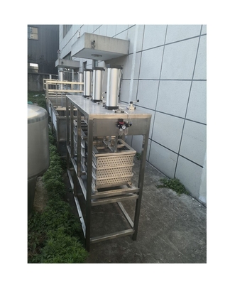 Máquina de prensagem de queijo de 800 kg para produção de queijo mozarella