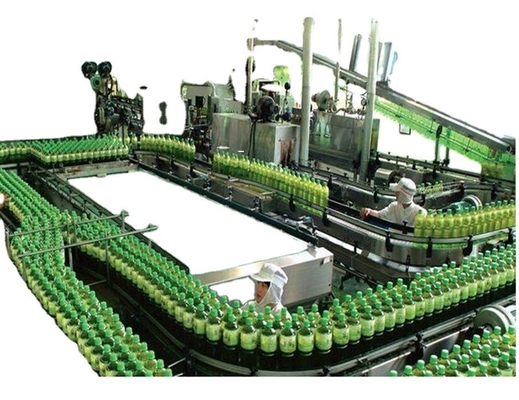 Linha de produção de bebidas de chá de ervas 6000B/H, totalmente automática, com motor elétrico e embalagem de garrafas