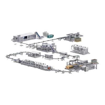 Linha de produção de bebidas de frutas aromatizadas 6000b/h totalmente automática com material de enchimento de sumo