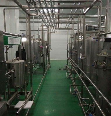 Fábrica de fabricação 3000L/H Linha de produção de produtos lácteos para sorvete de iogurte de leite e kéfir