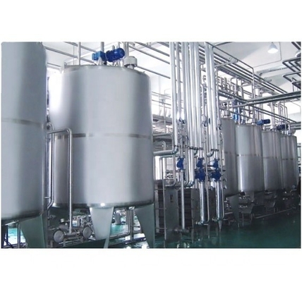 Linha de processamento de sumo de frutas de 1000L/H com embalagem em caixa de garrafas de cartão de tensão 220/380/440V