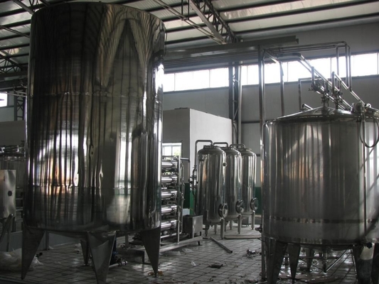 Linha de processamento de sumo de frutas de 1000L/H com embalagem em caixa de garrafas de cartão de tensão 220/380/440V