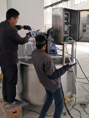 Linha de processamento 500L Queso de forma oval com capacidade de 450 kg
