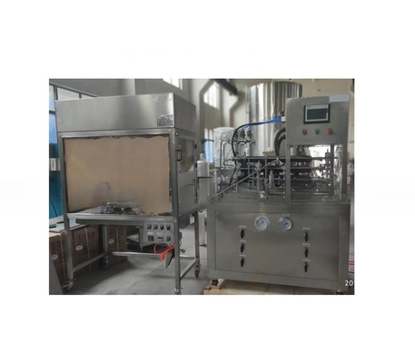 Linha de esterilização de laboratório de iogurte 20 LPH UHT com resfriamento a 50 C e taxas de fluxo ajustáveis