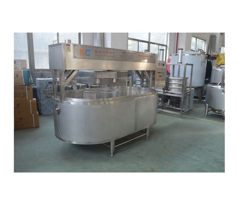 Máquina de fabricação de queijo motorizado Vat Mozzarella Máquina de fabricação de queijo capacidade 500L-10000L/T Alta capacidade