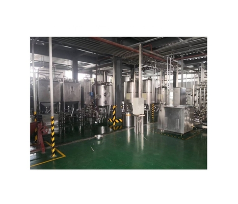 2000 KG Linha de processamento e embalagem de leite UHT com tecnologia avançada